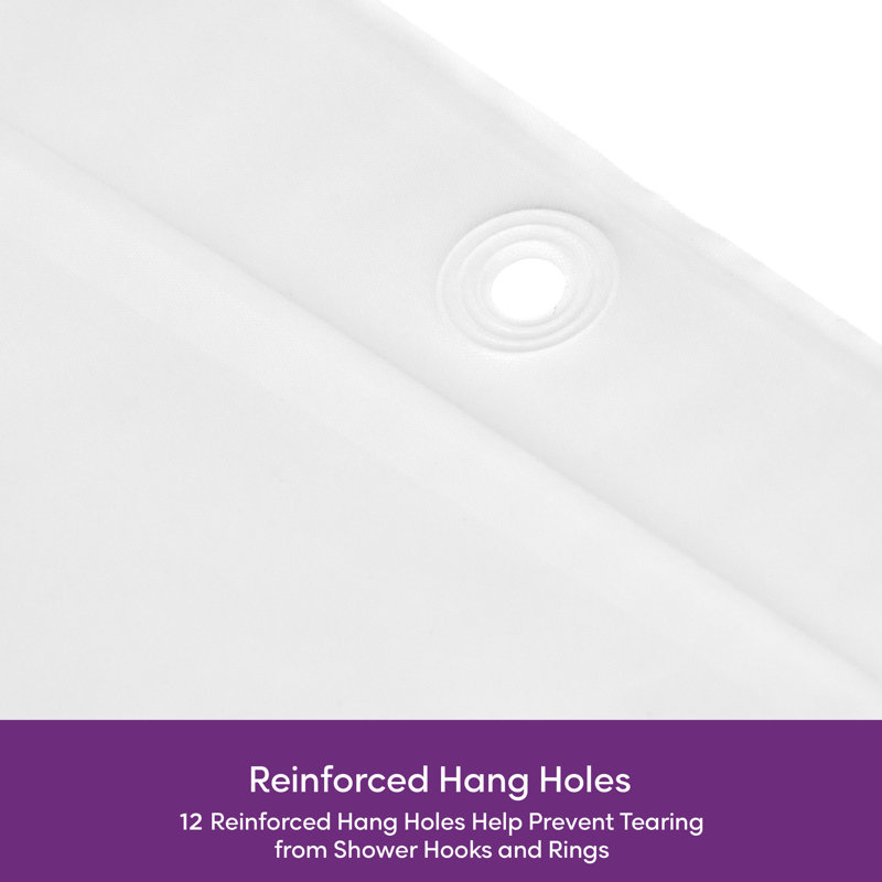 Wayfair Basics® PEVA Solid Color Single Shower Liner & Reviews Wayfair